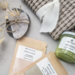 glowboxfacemaskandfacescrubcosmeticbagandtowelcottonfacialcaregift
